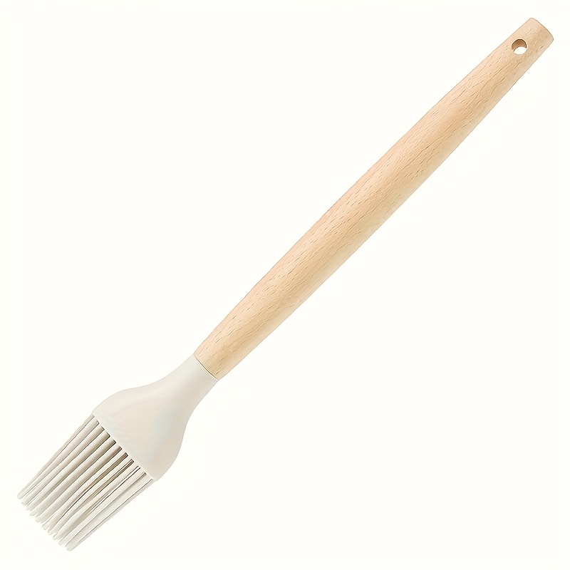 TEMU 1pc Silicone Basting Pastry Brush Portable For Bbq & Cooking, Perfect For Spreading Butter, Oil, And Sauces On Pancakes, , And More, Kitchen