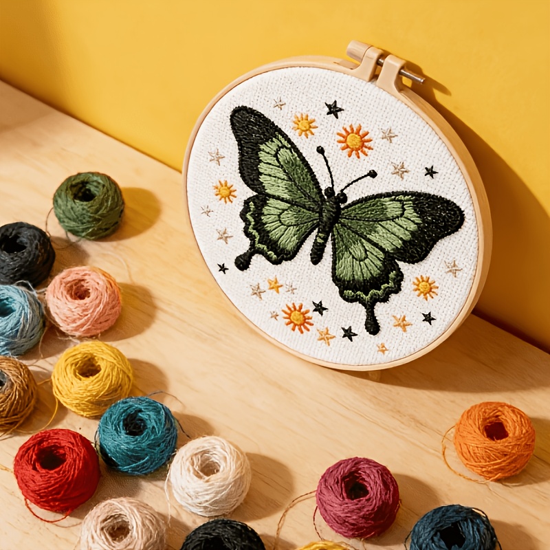 Green Vitality Handcraft Material Pack Embroidery Kit