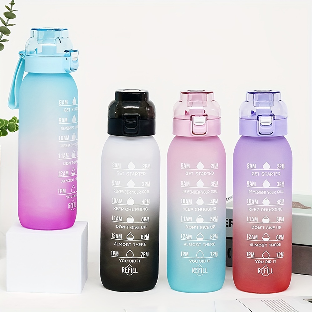 

Leak-proof 33oz Tritan Water Bottle With Random Flavor Pod - Perfect For Outdoor Fitness & Travel, Ideal Birthday Or Ramadan Gift