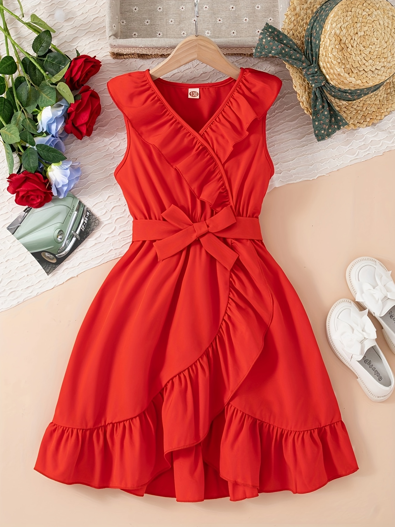 Casual Dresses Loose Fitting Red Dress Buy Solid Red Summer Woman
