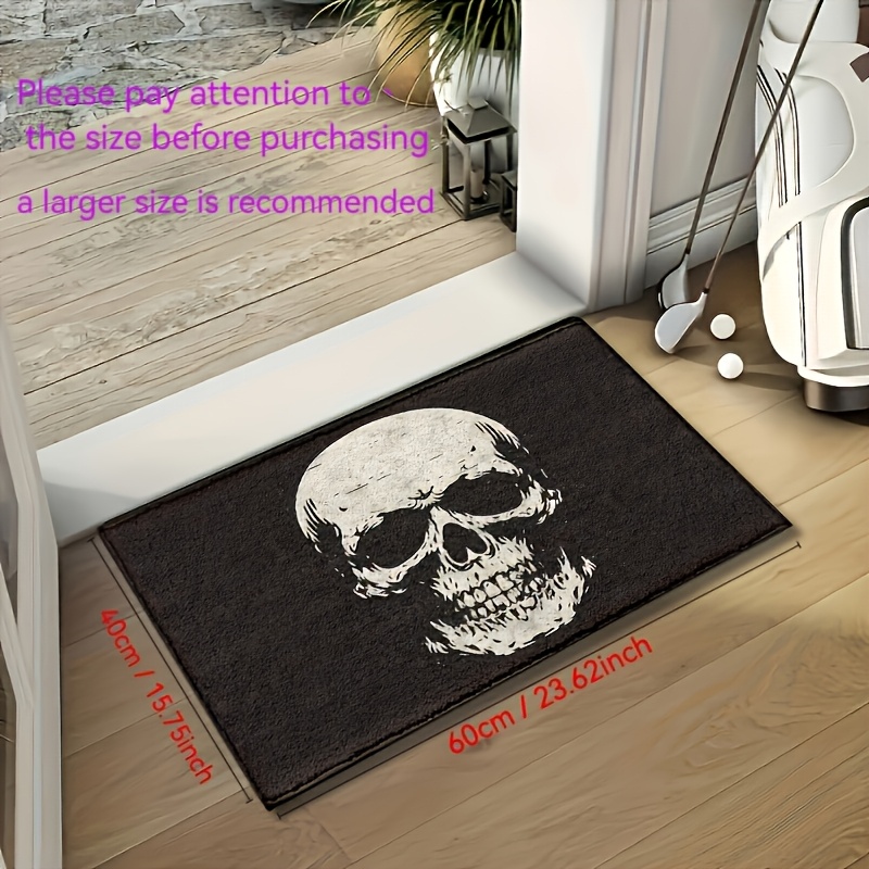 Features A Skeleton Design. Absorbent, Non-slip, Strong And Durable, Machine Washable, Suitable For Use In Bathrooms, Kitchens And Showers, But As A Home Decoration