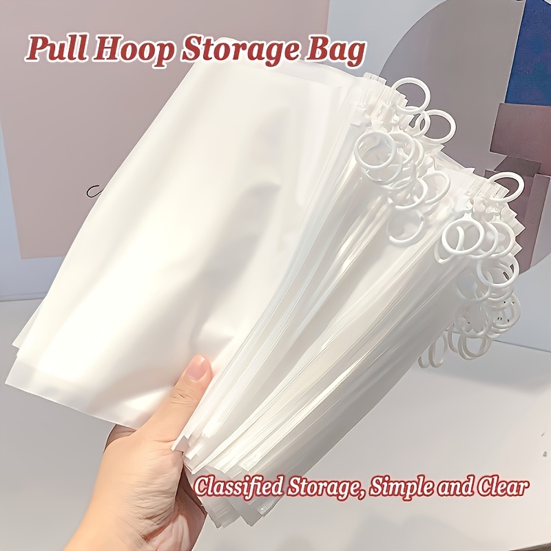 Sacs De Rangement Transparents PVC Avec Fermeture Éclair - Lot De 6 Organiseurs Imperméables 32x23cm Pour Jeux Et Jouets
