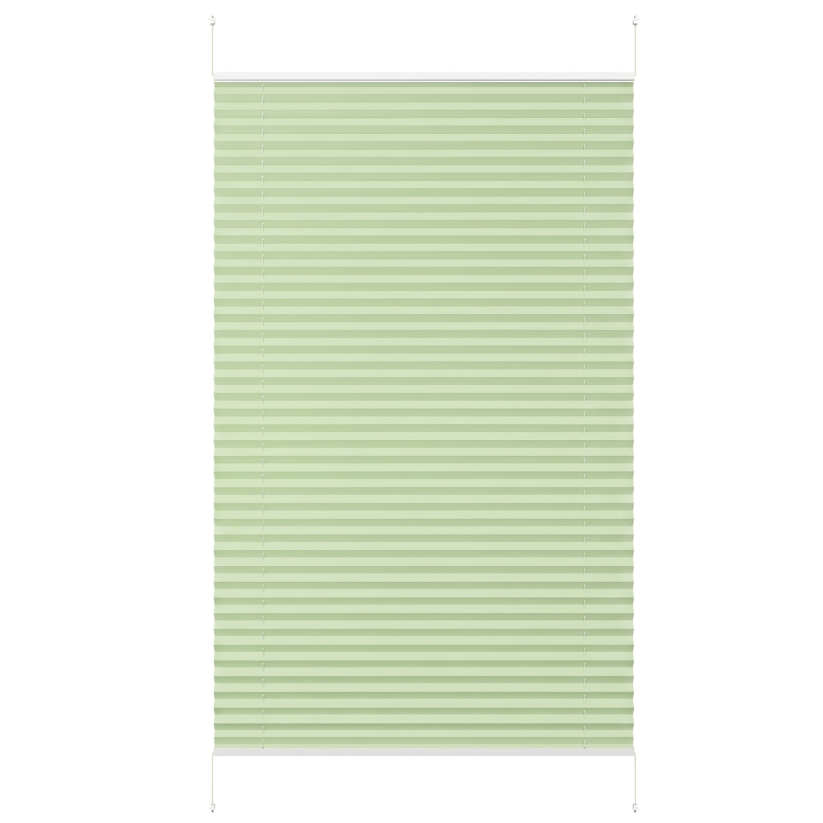 Image of Sekey Pleated Shades - No Drilling Required, Blackout, Window Pleated Blinds With Clamp Fastenings, Tensioned, Opaque, Sun Protection Roller Shades