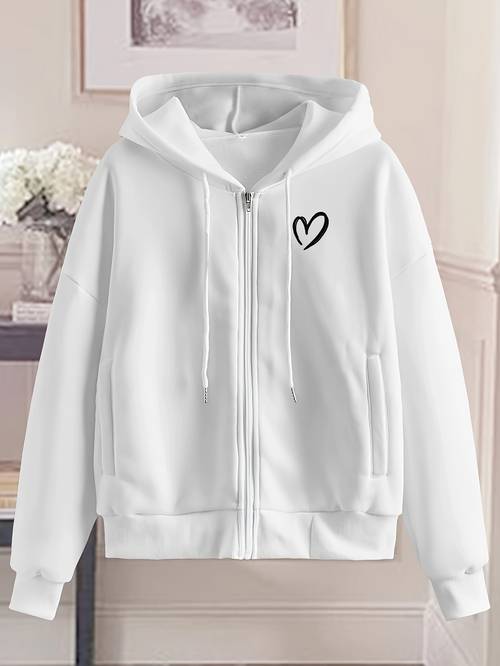 womens fashion zip up hoodie