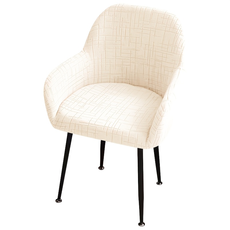 E-shop Elastischer Web- und Faden Jacquard Stuhlbezug mit Blumenmuster, Drehstuhlbezug, Hotel, Esszimmerstuhlbezug