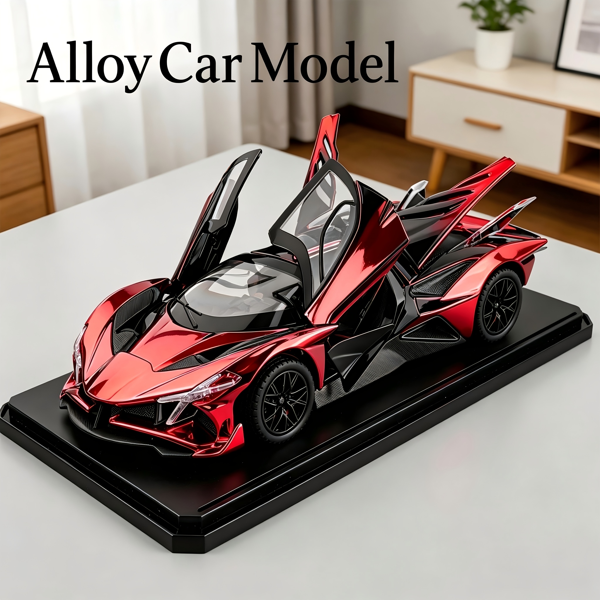 1:24 Schaal Zinklegering Gouden Apollo | Simulatie Verzamelmodel Auto Ornament, Ideaal voor Huis Desktop Decoratie en…: retailer-supplied image