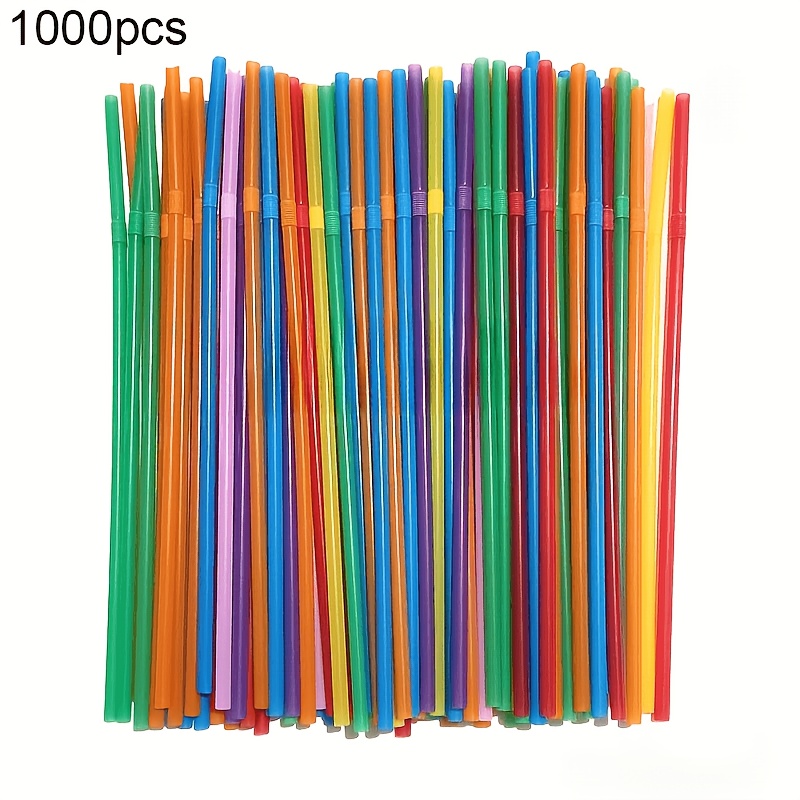 E-shop 500/1000-teiliges Set für handgeflochtene Strohhalme, Flecht- & Formwerkzeuge | Flexibel, langlebig wiederverwendbar | Vielseitiges, biegbares