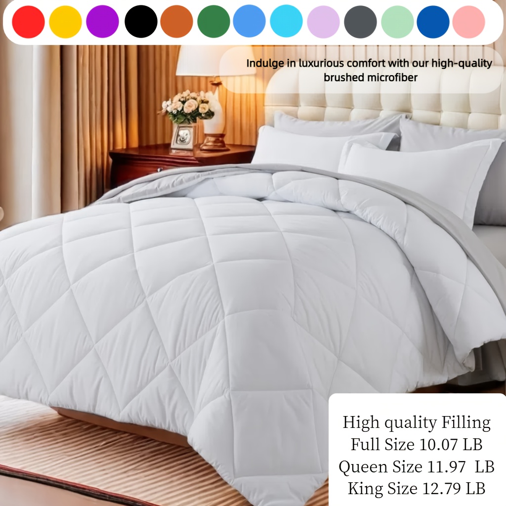 Cosybay 7pcs Luxurious Comforter Set-Breathable Comforter-Ultra-Soft Fluffy Fiber Filling, Warmth for All Seasons-Quilted Comforter, Flat Sheet, Fitted Sheet, Pillowcases, Pillow Shams, Bed In A Bag, Pumpkin Color Halloween Comforter Queen Size