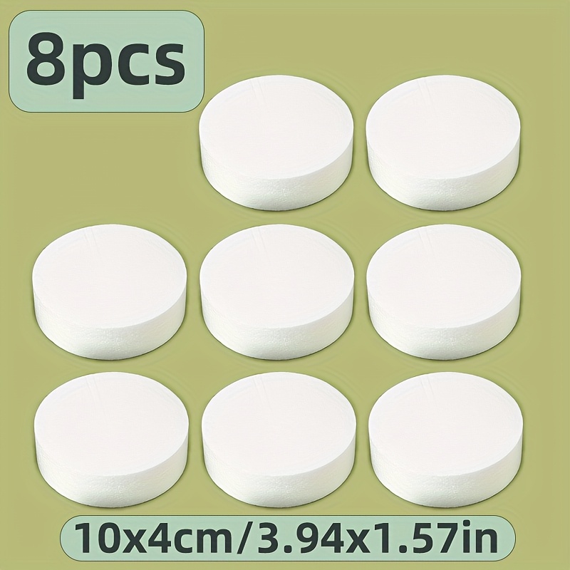 E-shop 8er-Pack Schaumstoff-Rundscheiben für DIY-Kuchendekoration, Hochzeit, Party, Diya, Weihnachtsschmuck – Leichte & stabile Blanks für Süßigkeiten,