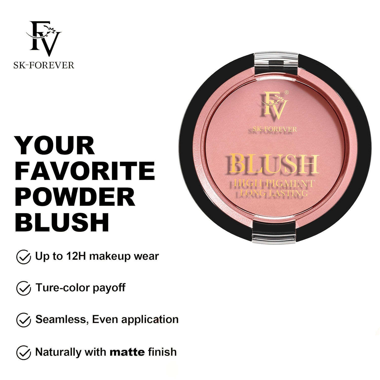 fv long lasting powder blush lightweight smooth