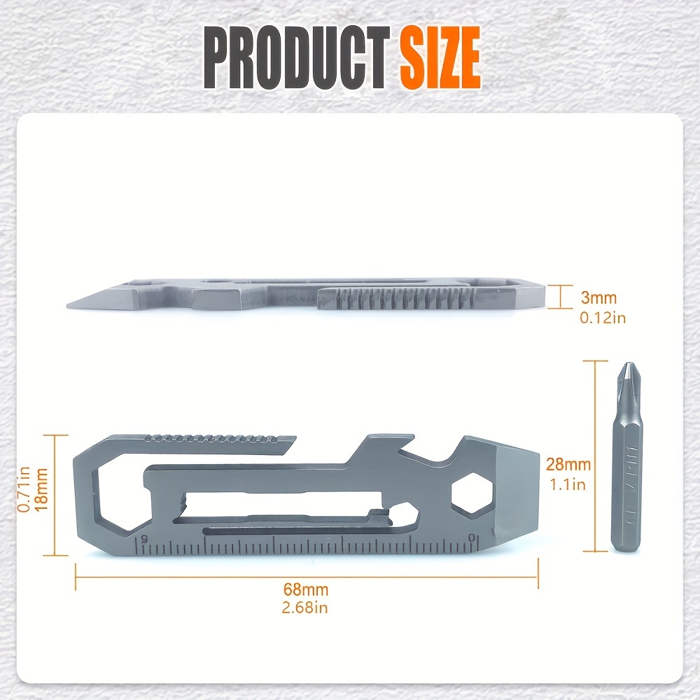 Seven-In-One Carbon Steel Multi-Function Tool