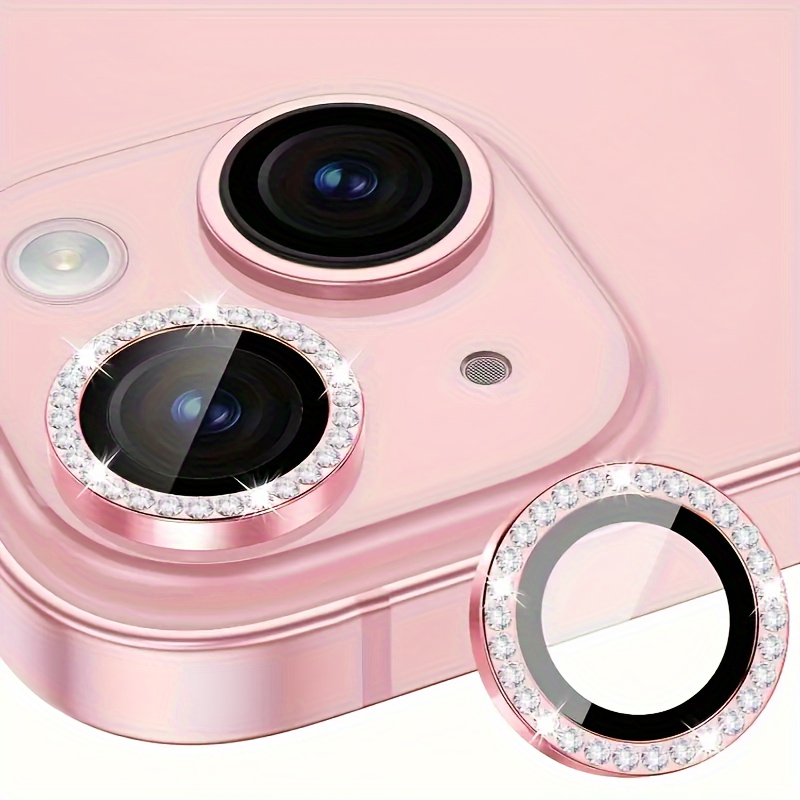 A Protective Case For The Camera Lens Of The Golden Water Diamond Phone Is Suitable For IPhone 13/14 Pro Max/14Plus/11 Pro Max/12 Mini, With A Luminous Protective Lens Glass Film.