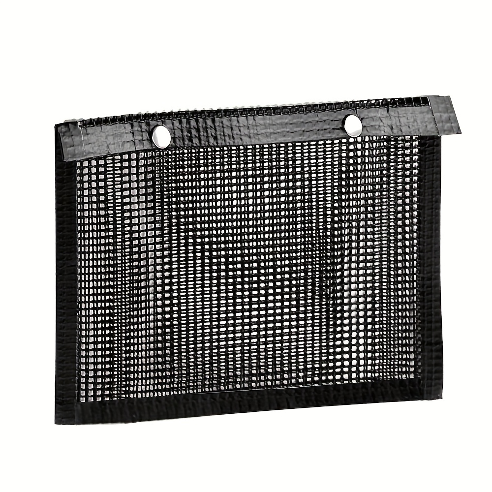 Image of 1pc Large Reusable Mesh Grill Bag For Bbq - Perfect For Charcoal, Gas & Cooking, Heat-resistant & , Durable, Perfect Grill Bags For Outdoor Grill, Camping