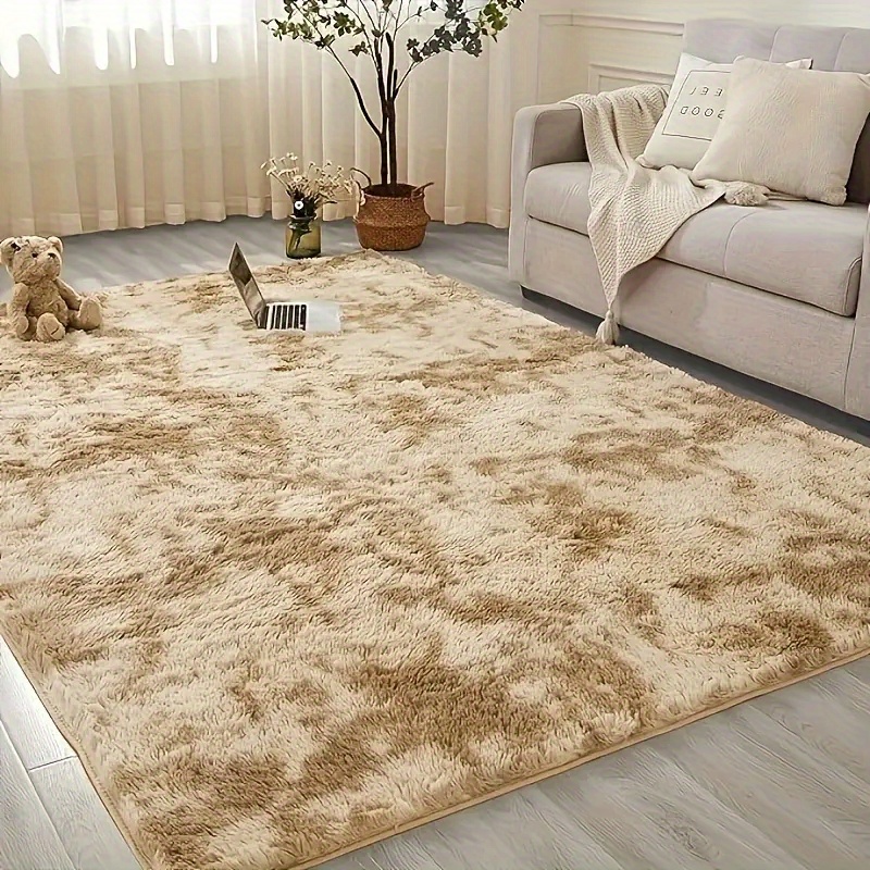 Plush Shaggy Carpet Rug - Soft Long Pile Hand Washable Floor Mat Suitable For Indoor/outdoor Use, Modern Warm Cozy Bedspread, Durable Bed Cover