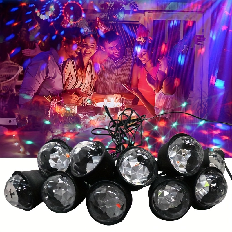 1 pieza luz fiesta disco 10 led cableado usb decoración ...