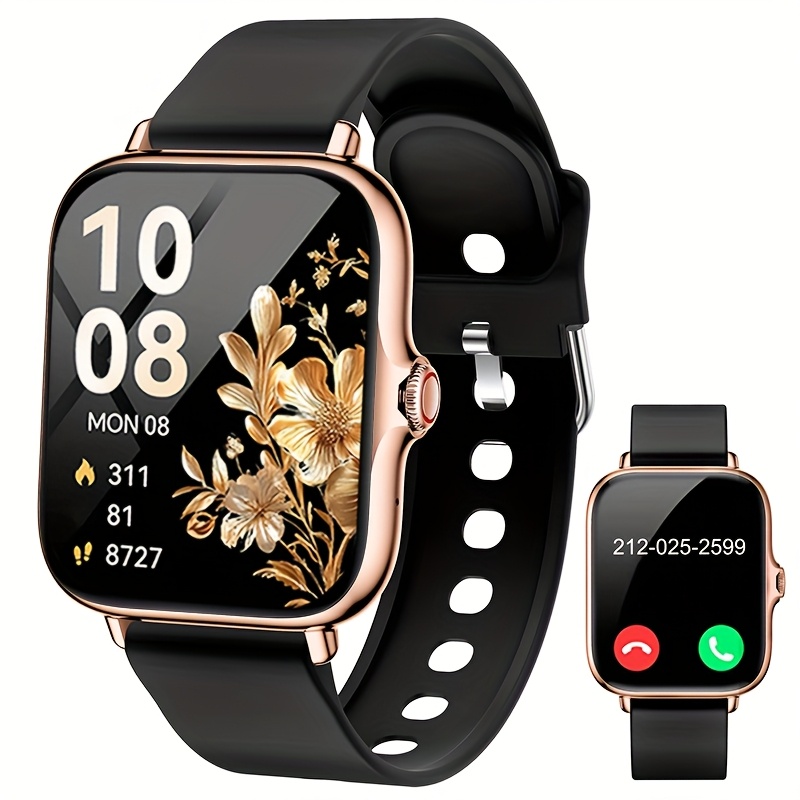 Fully Touchscreen Smartwatches for Men And Women, Featuring Wireless Wireless Calling And Answering, Step Counting, Compatible with Android And Ios Smartphones, Available in Multiple Color Options, Perfect As a Holiday Gift for Men, Women, Couples