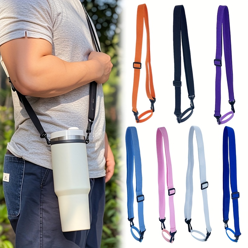 adjustable length sports water bottle shoulder strap   used as crossbody and single shoulder bag strap handle for   and glass water cup suitable for   activities beach   and travel for men and women     ideal as a gift for relatives  
