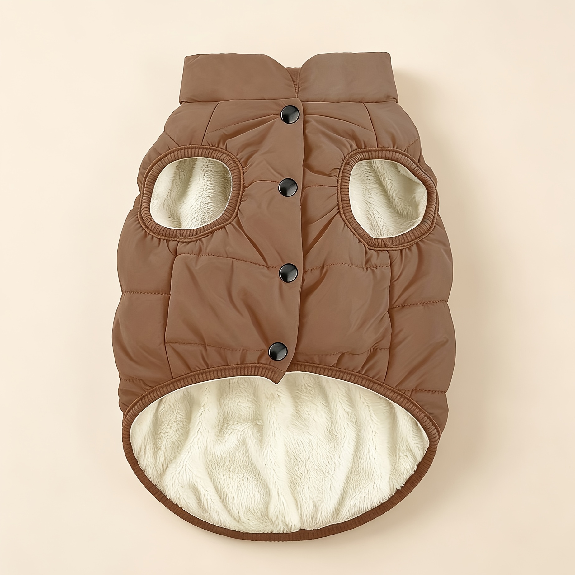 autumn and winter thickened outerwear vest for large dogs suitable for cold weather Product details 6