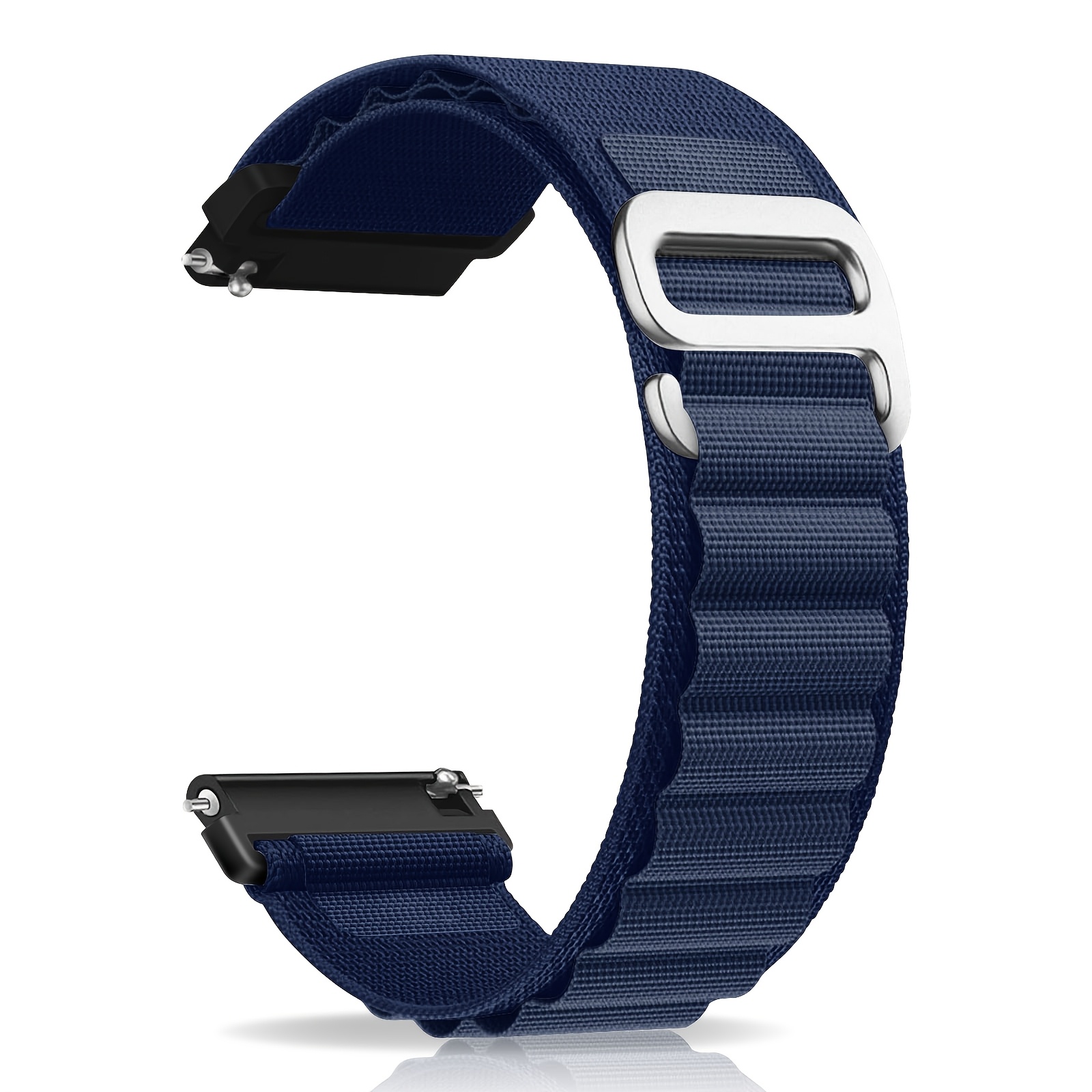 

1pc Nylon Loop Strap For Watch 5 & 4/, 20mm 22mm 40mm 44mm 45mm, Skin-friendly, Lightweight, , Hook-and-loop , Non-water Resistant