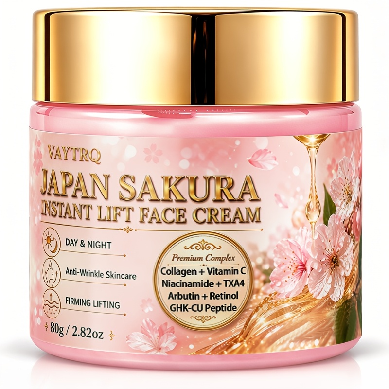 Image of Cherry Instant Lifting Cream: Hydration, , Lifts, And Skin , Brightens, Evens Skin Tone, Suitable For Types, Leaving Skin Looking . 80g/2.82oz