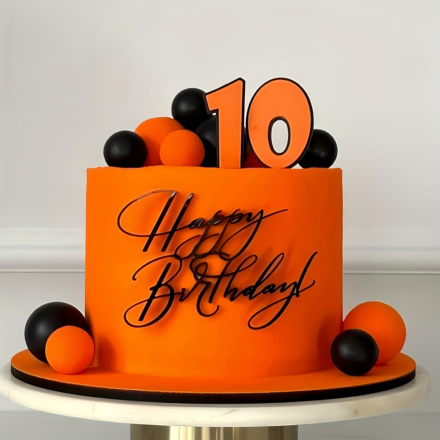 Birthday Party Cake Toppers - Acrylic Side Decorations For Men's Birthday Celebration Halloween&christmas For Christmas,newyear,valentine,party Events