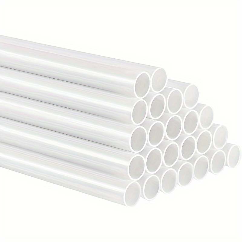 

10/20pcs, White Plastic Cake Dowel Rods, Reusable Hollow Support Sticks For Tiered, Layered, Wedding Cakes Stacking, For Bakery, Restaurant, Home Baking Use