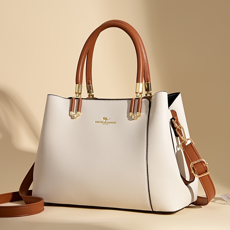 

Ladies Handbags, Large Capacity Elegant Fashion Commuter Bag, Top Handle Crossbody Bag With Adjustable Strap