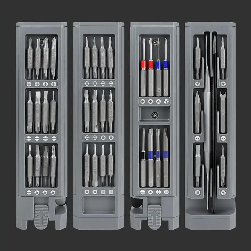 71 in 1 precision screwdriver set with magnetic holder metal construction no electricity required electronics computers glasses phones watches pc gaming consoles Product details 6