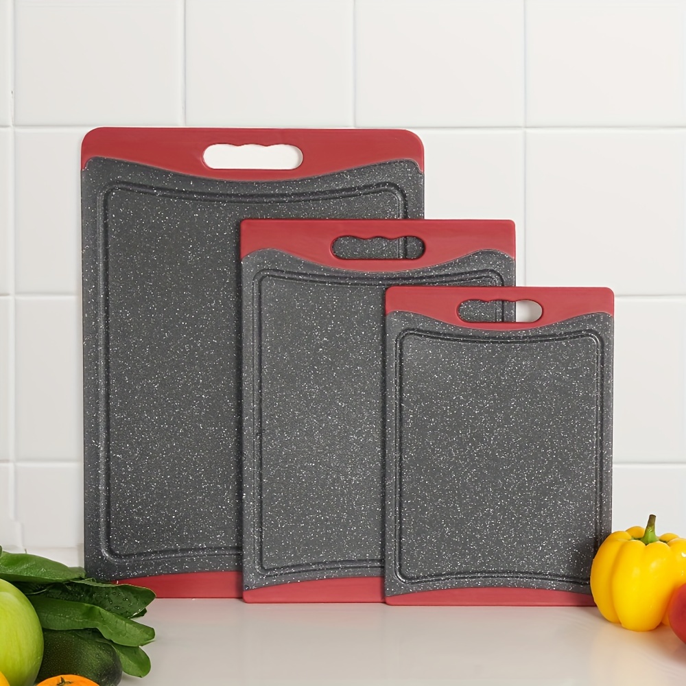 

Cutting Boards, Plastic Cutting Boards For (set Of 3) Set Dishwasher Chopping - , Red, Suitable For , Day, 's Day, Birthdays Or Any .