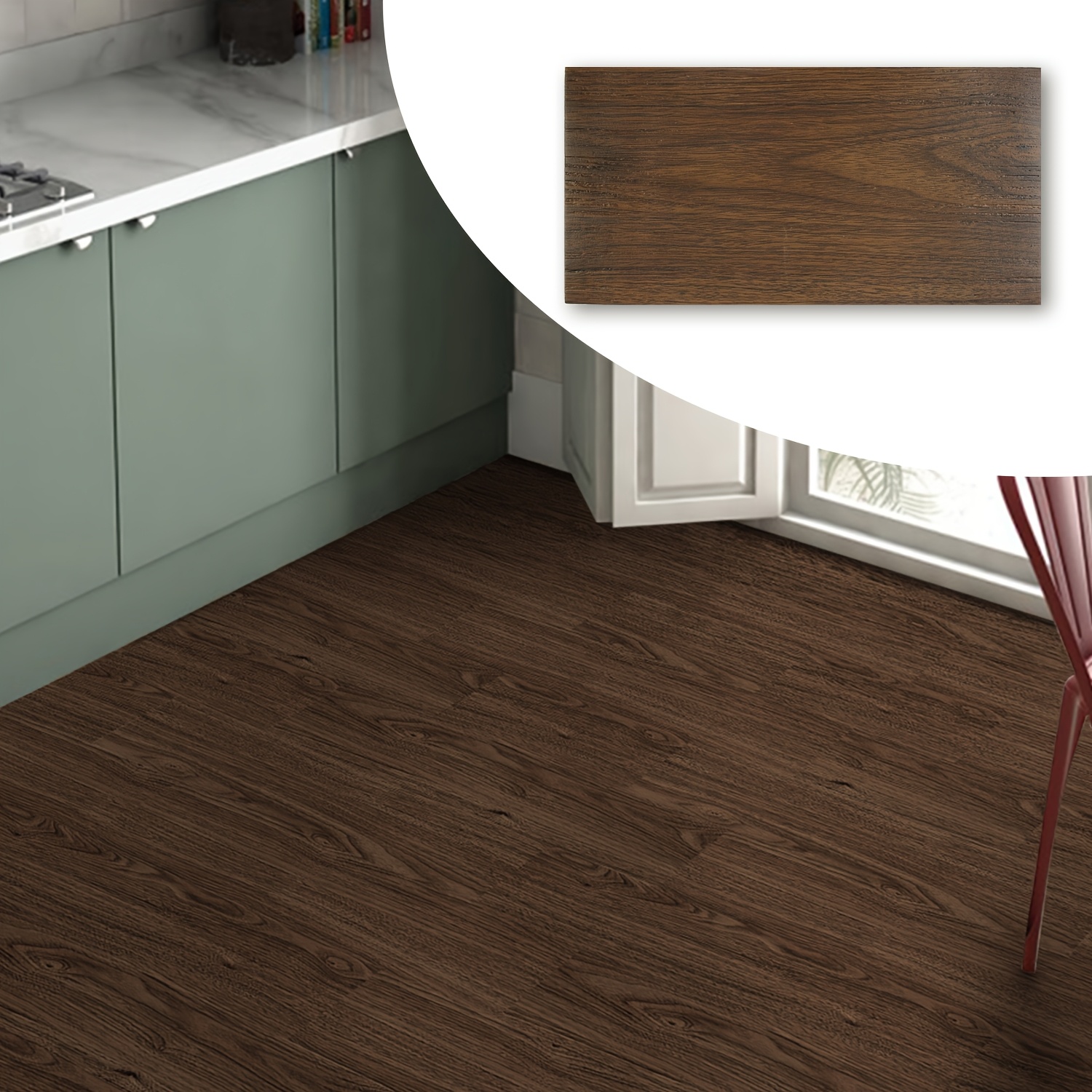 Piastrelle Adesive In PVC - 2 Scatole Da 22 Piastrelle Viniliche Autoadesive Colore Legno Ca 2 M2 90373969 - Foto 3