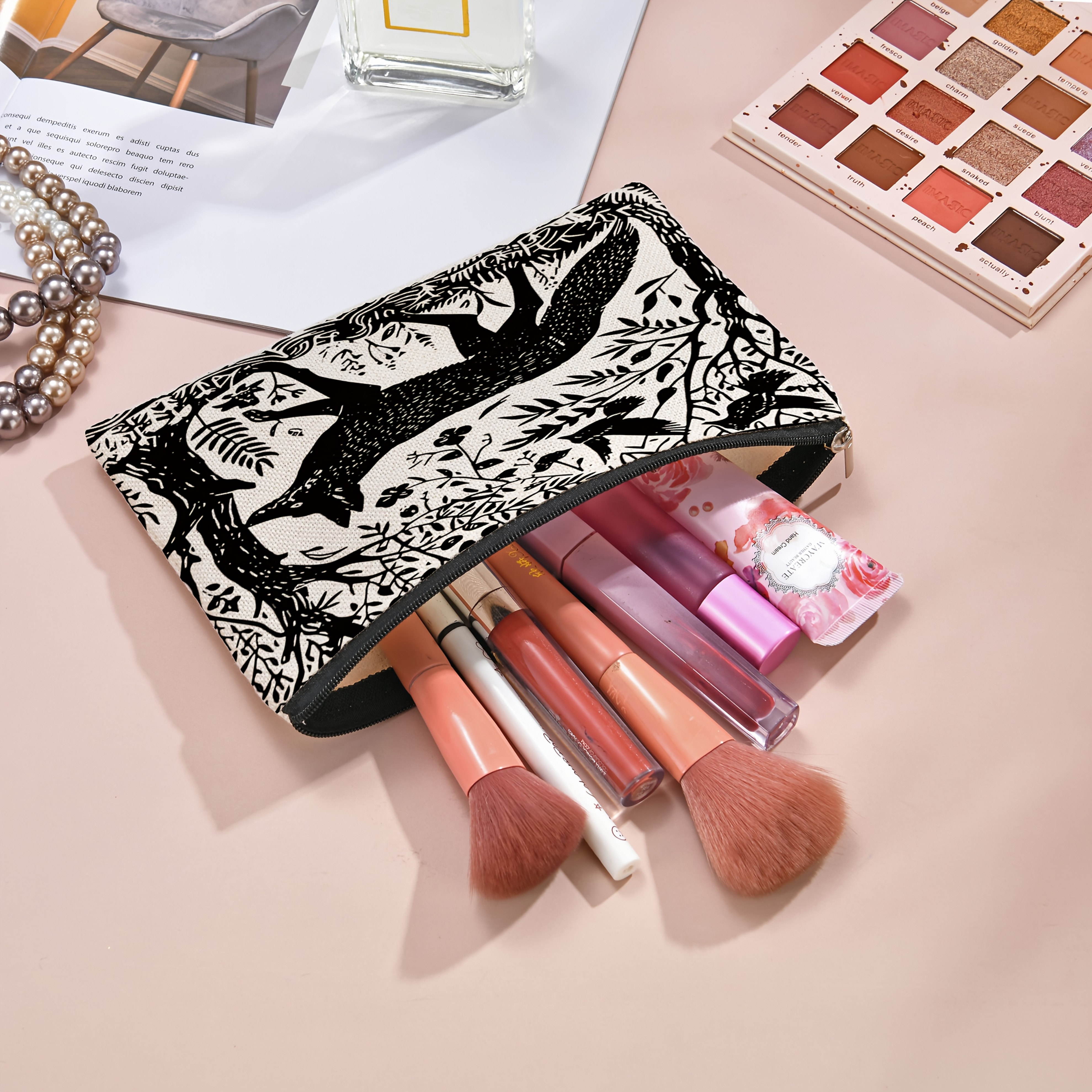 neceser maquillaje mujer diseño organizador cosméticos Temu