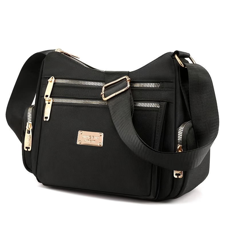 TEMU Shoulder Bag For Men And Women, Single Strap, Casual And Fashionable Messenger Bag [with Random Zipper ]