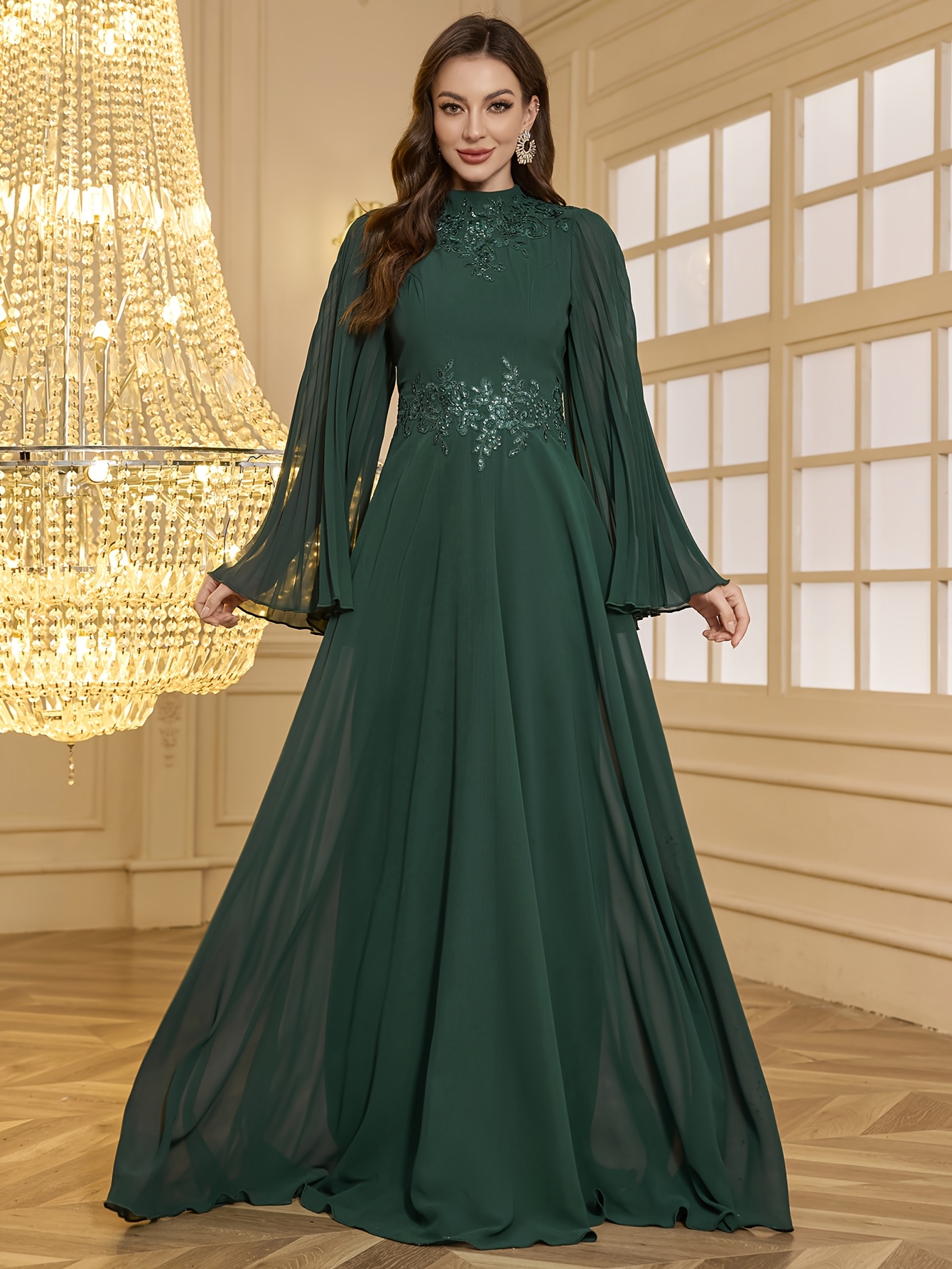 sage green dresses homecoming Sage Green Halter Pleated Bodycon Homecoming Dress with Backless – Modsele main image 1