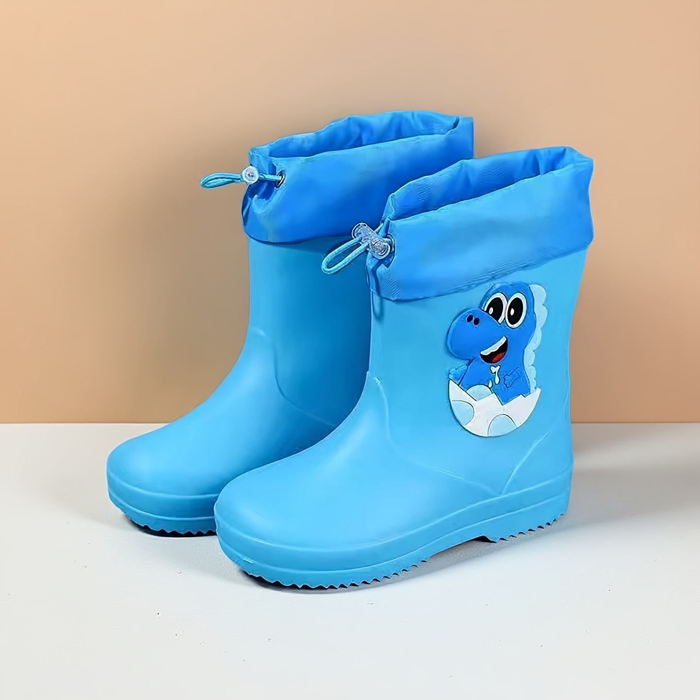 Image of A Pair Of Cartoon Rain Boots For Children Girls Autumn Winter Water Shoes Fashionable Versatile Outdoor Campus Rain Boots For Boys