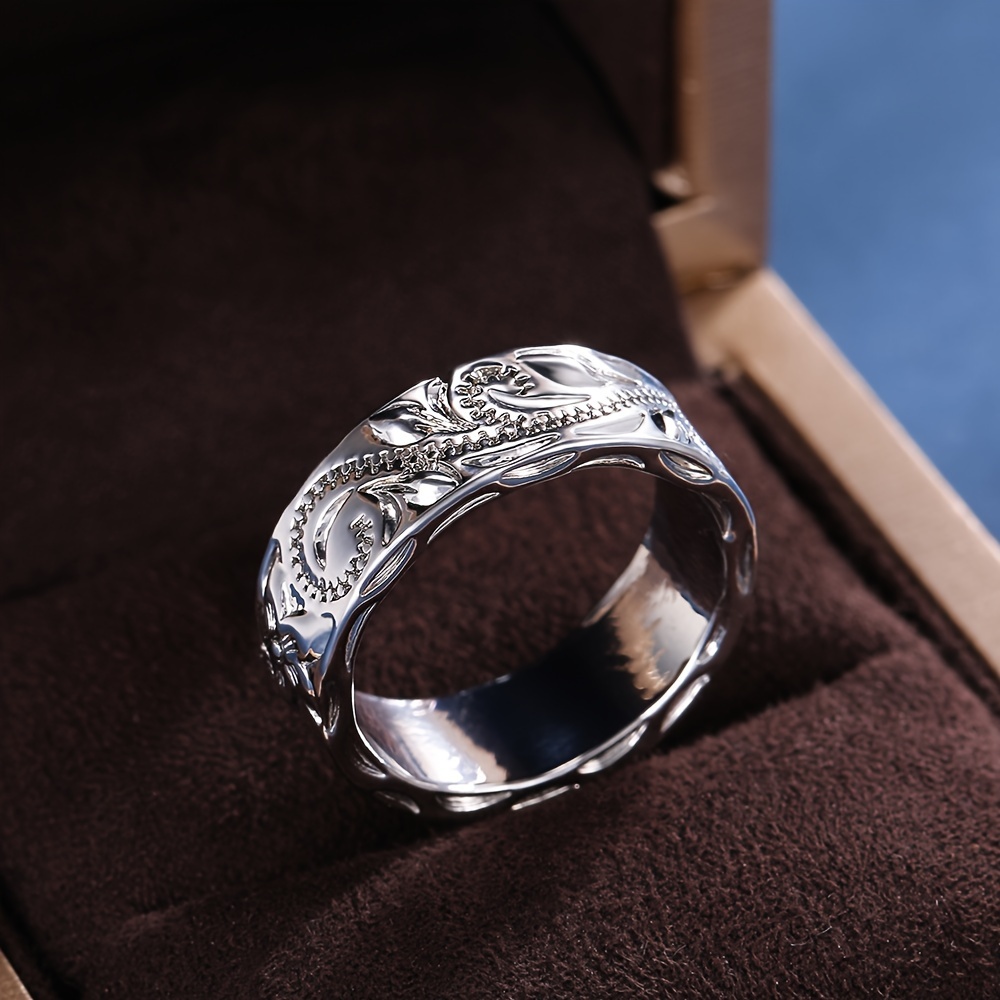 

Women's 925 Sterling Silver Ring, Antique Design, Bohemian Resort Style Accessories, Ideal For Wear, Vintage Jewelry Women's Gifts, Elegant Jewelry.
