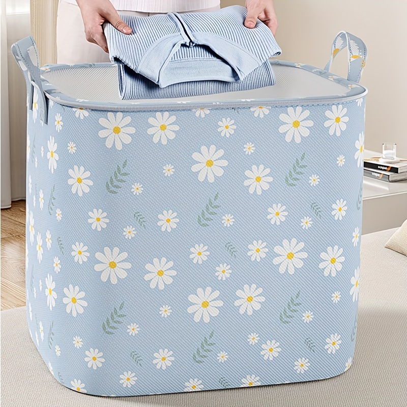 

Modern Style Cloth Storage Bin: Large Capacity, Waterproof, And Durable For Home Organization