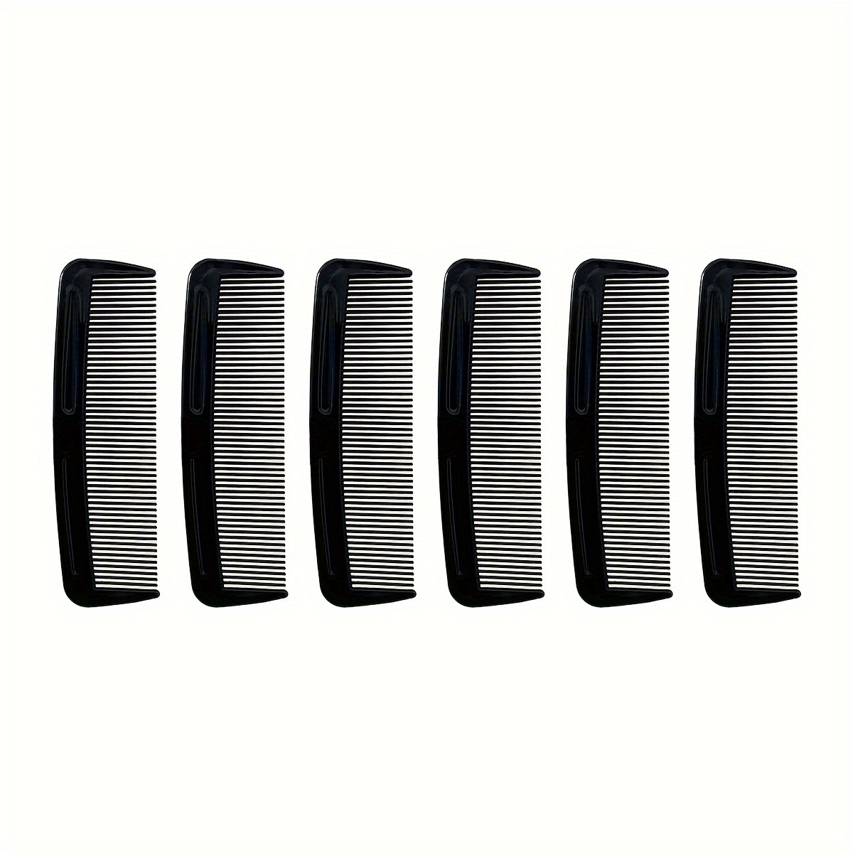 6pcs Durable Hair Combs, Portable Hairbrush, Hairdressing Comb, Stylish Salon Tool, Effortlessly Create Hairstyles - Neutral, - Simple And Portable