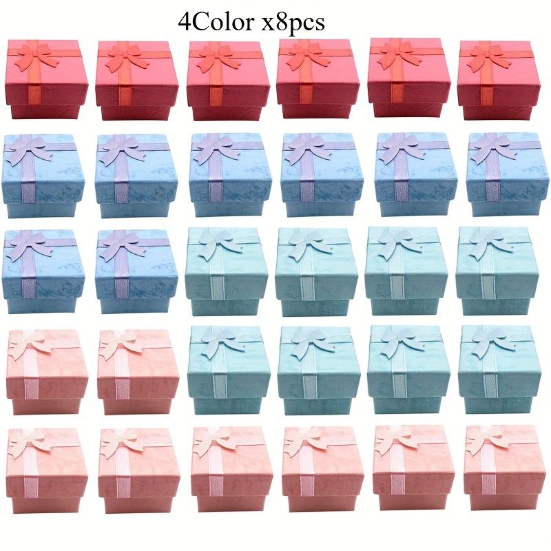 Assorted Color Small Hard Gift Box Set