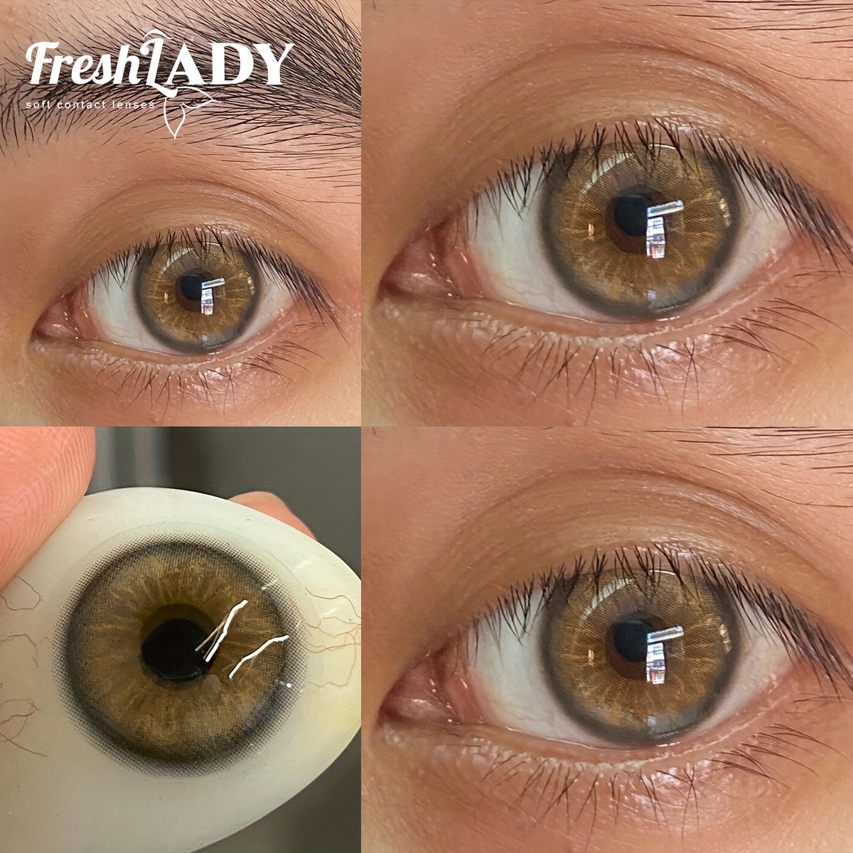   amber fantasy 14.5mm weiche einweg-kontaktlinsen - 1-jahres  , 40% wassergehalt, natürliches   für bequeme & lebendige farberhöhung, angenehm sehen,  -effekt, feuchtigkeitsreicher  , täglicher gebrauch, sanfte verstärkung, hydrophiles material, bunte kontaktlinsen, für den  