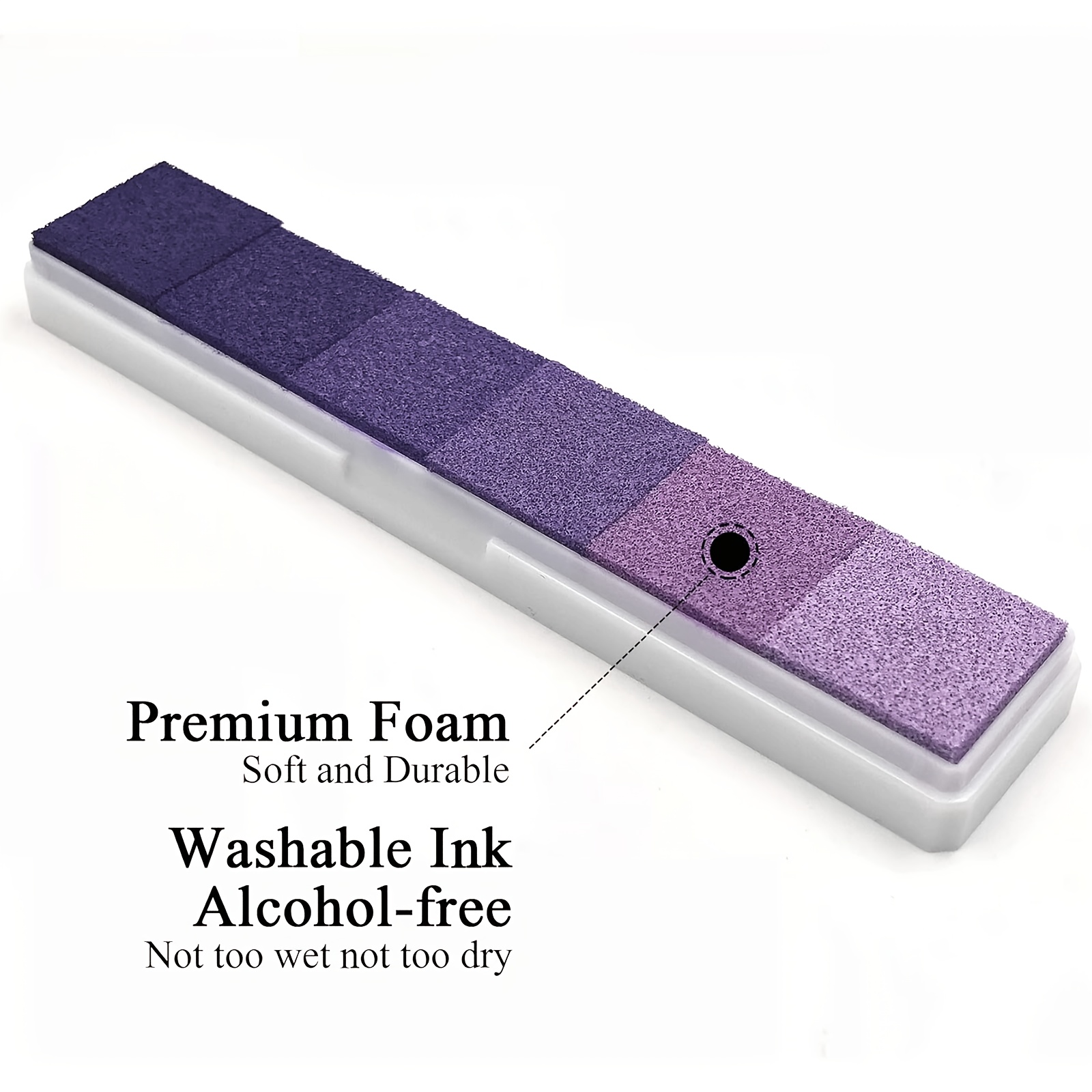 5pcs Long Strip Multicolor Ink Pads Set for DIY Projects