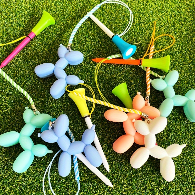 

5pcs Dog Golf Tees -lost - - Plastic, For Halloween/christmas/'s//new