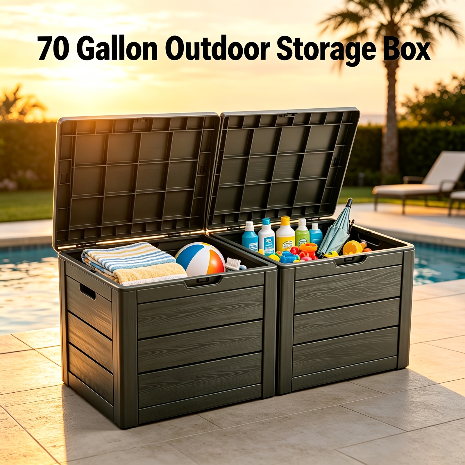 deck box sold on Temu United States