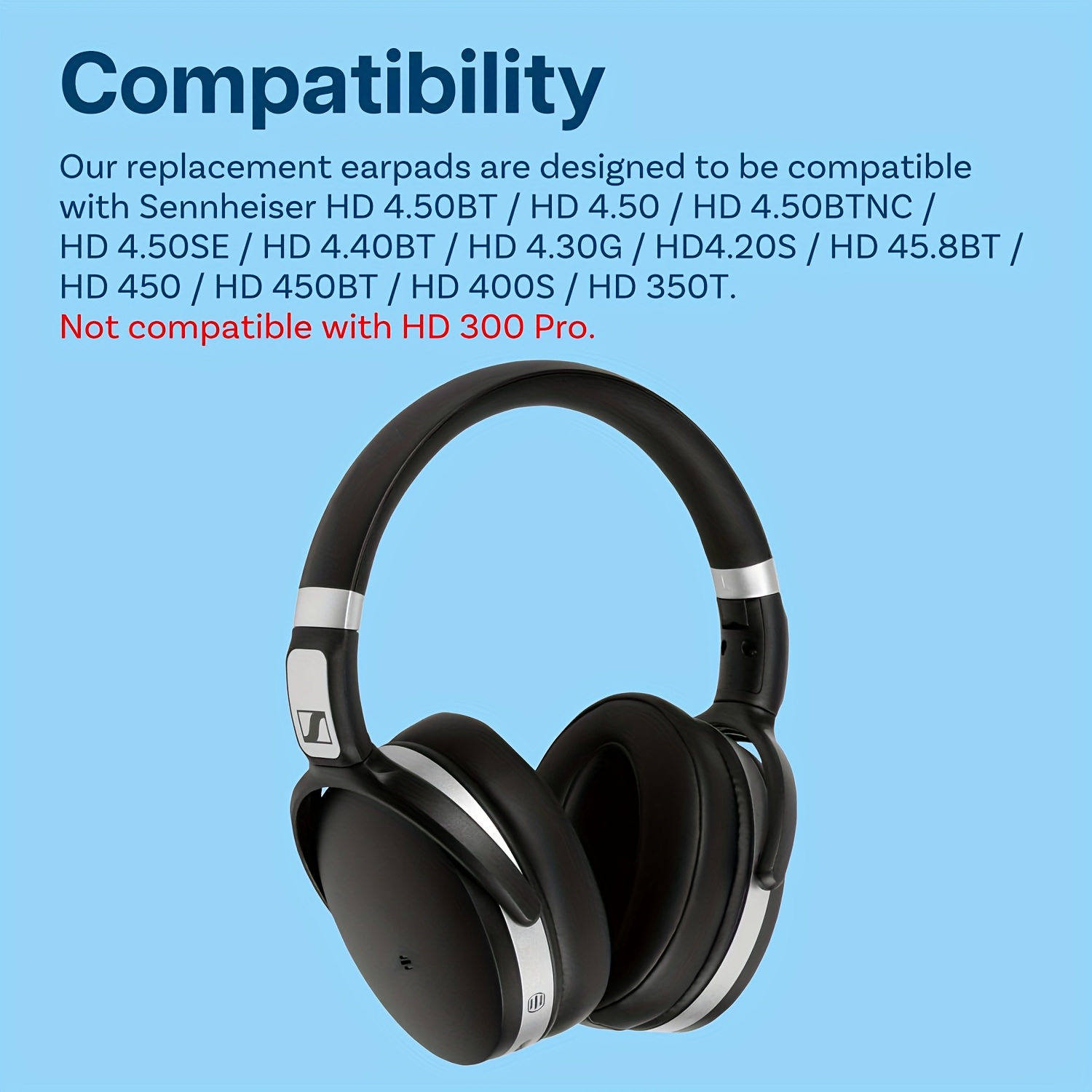 Wireless Headphones Sennheiser Hd Earpads Replacement Ear Pads Hd