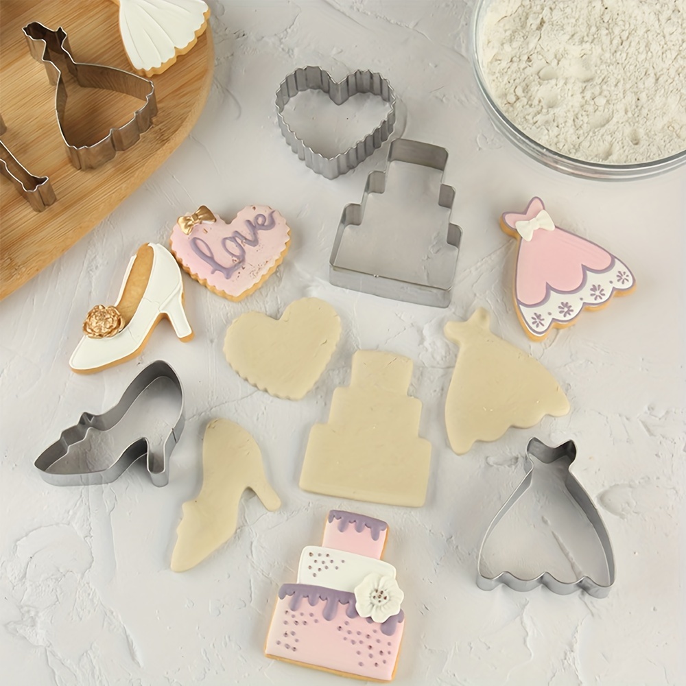 12pcs wedding cookie cutters bride groom candle wedding - Temu