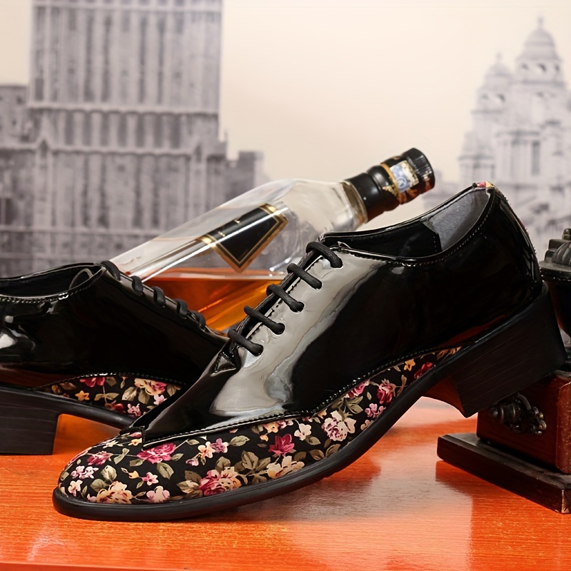 Men's floral formal shoes shop