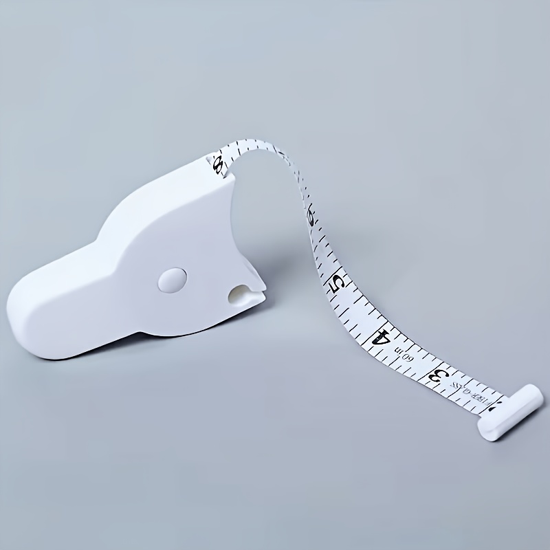 1pc Awaoko Automatic Retractable Body Tape Measure With Locking Mechanism & Positive - High-precision Fitness Measuring Tape Suitable For Waist, Hips, Thighs, Abdomen, For Gym, Use, Everyday Tracking