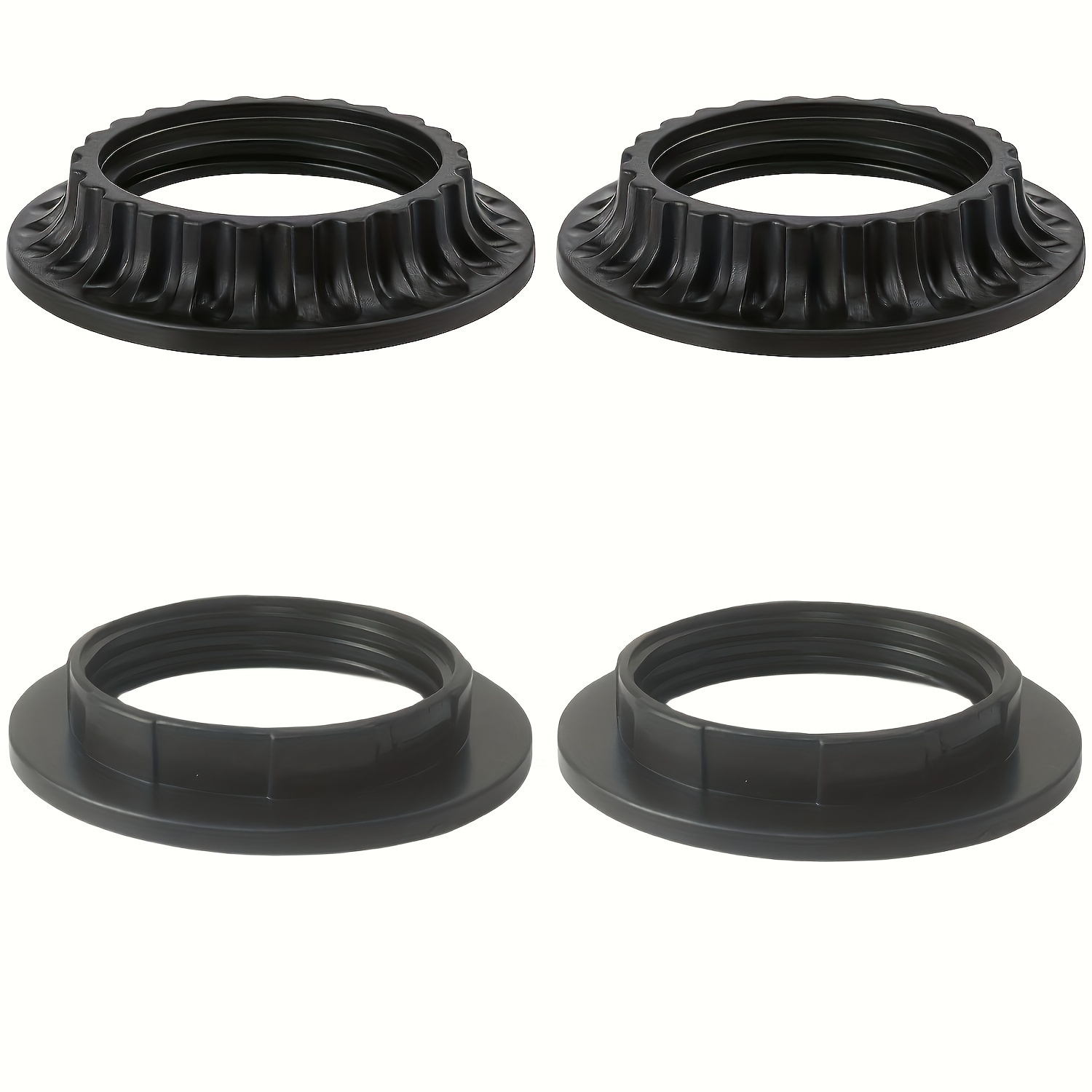 TEMU 4 pezzi Anello per paralume, Anello per manicotto portalampada E26, Tubo filettato da 1-3/8 pollici (34 mm) e 1-1/2 pollici (39 mm), Parti per