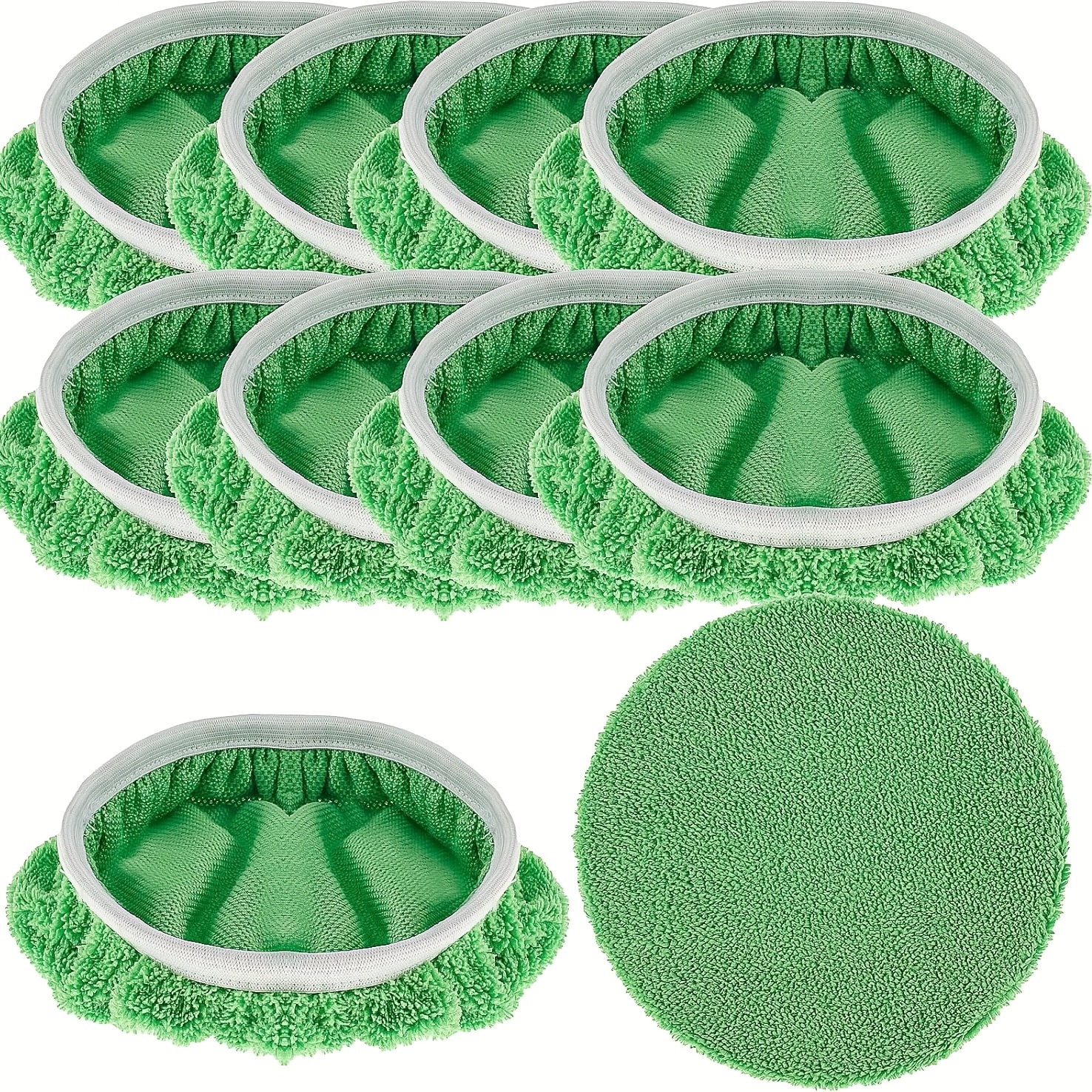 

4 Pack Reusable Wet Pads Refills, Dry Sweeping Pads Fo, Washable Mop Head Pads Wet Mopping Cloths, Absorbent Mop Pads, Soft Mop Refill Pads For Home Kitchen