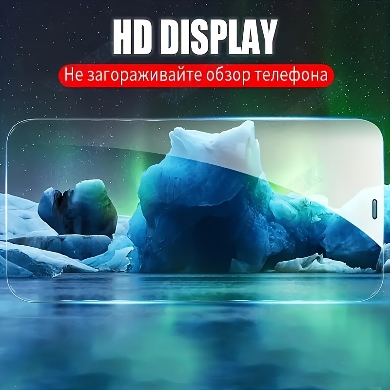 3-Pack Glossy Tempered Glass Screen Protectors, Full Coverage Anti-Fingerprint Overlay for iPhone 14/13/12/11/SE/X/XR/XS/8/7 Plus - Case Friendly, Anti-Scratch & Shatterproof