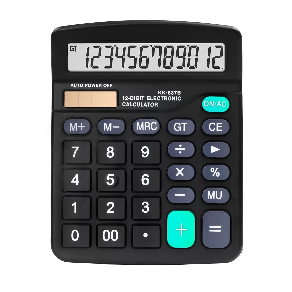 TEMU Lcd Display - Large Button Silent Calculator, Requires Its Own Power Supply, Suitable For Office Financial Accounting - Student Digital Problem